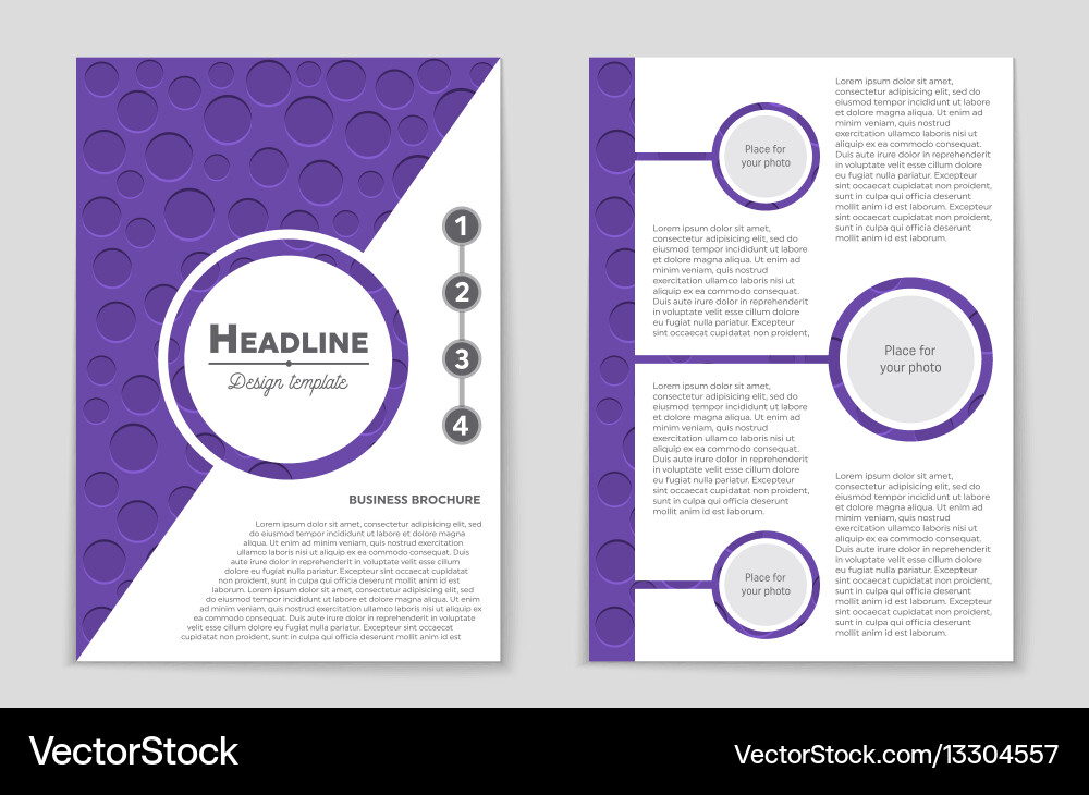 Abstract layout background set for art vector image