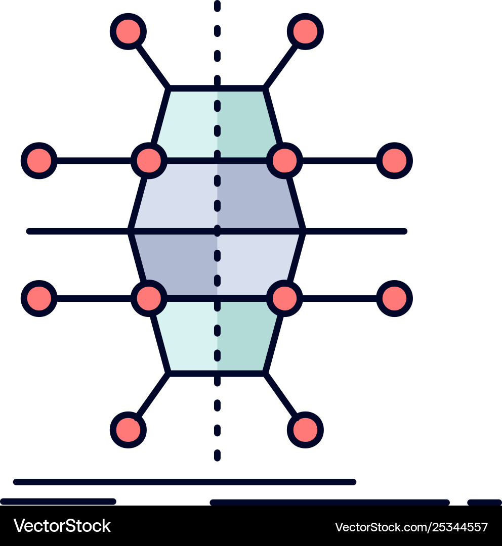 Distribution grid infrastructure network smart Distribution grid infrastructure network smart vector image