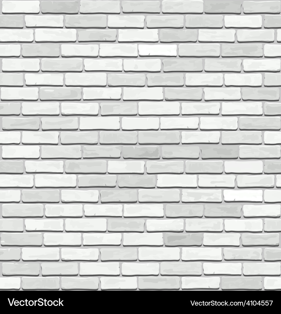 Old White Brick Wall Texture Royalty Free Vector Image