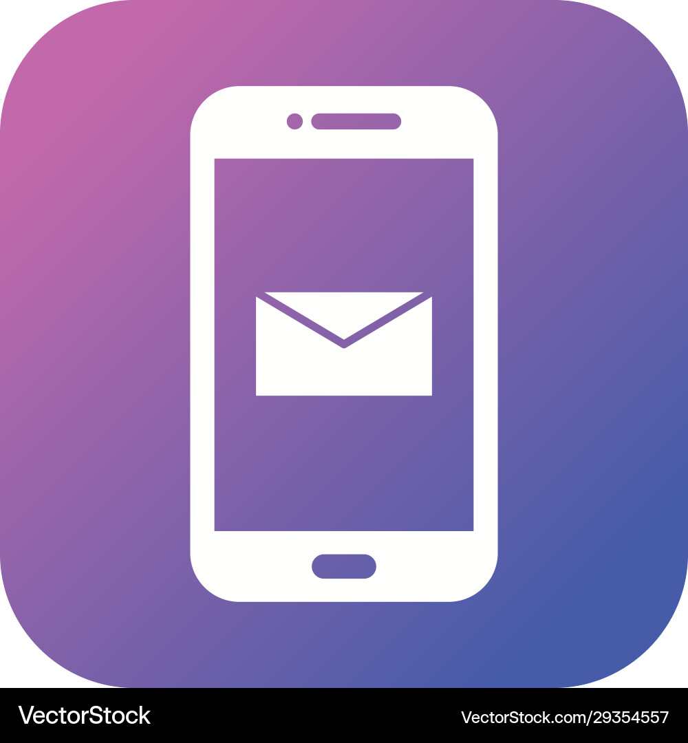 Unique multiple app glyph icon vector image