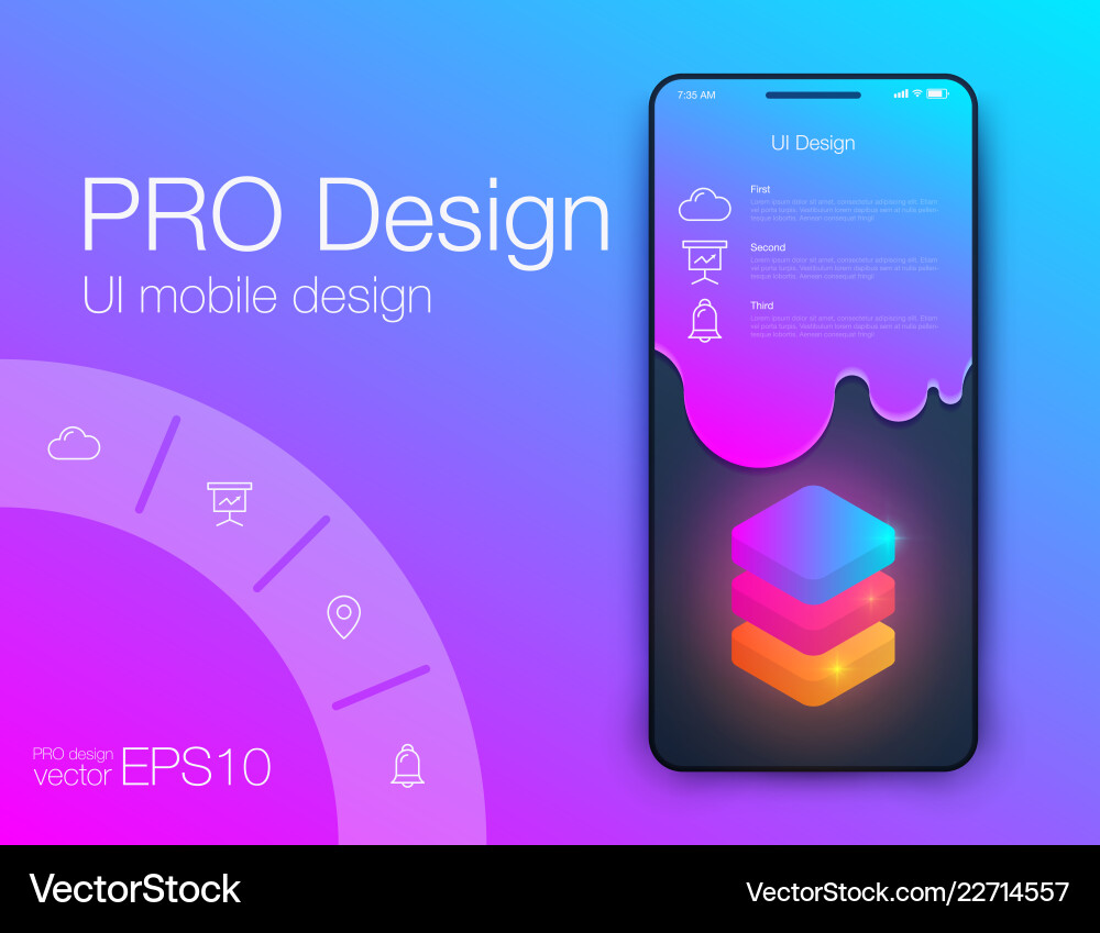 Web application data infographic ui ux stock Web application data infographic ui ux stock vector image