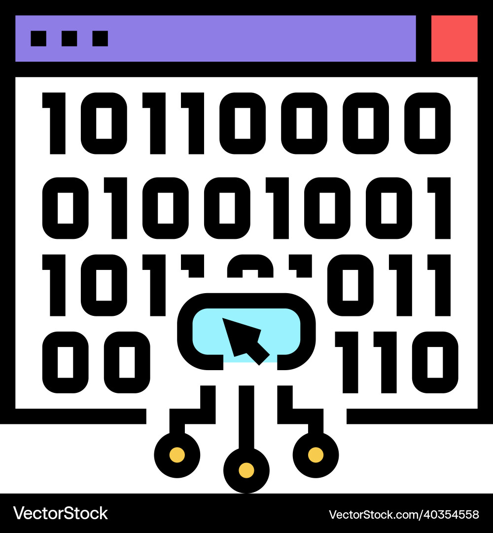 Cross-site scripting color icon Cross-site scripting color icon Vector Image