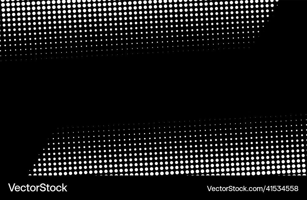 Retro halftone gradient from dots monochrome Retro halftone gradient from dots monochrome vector image