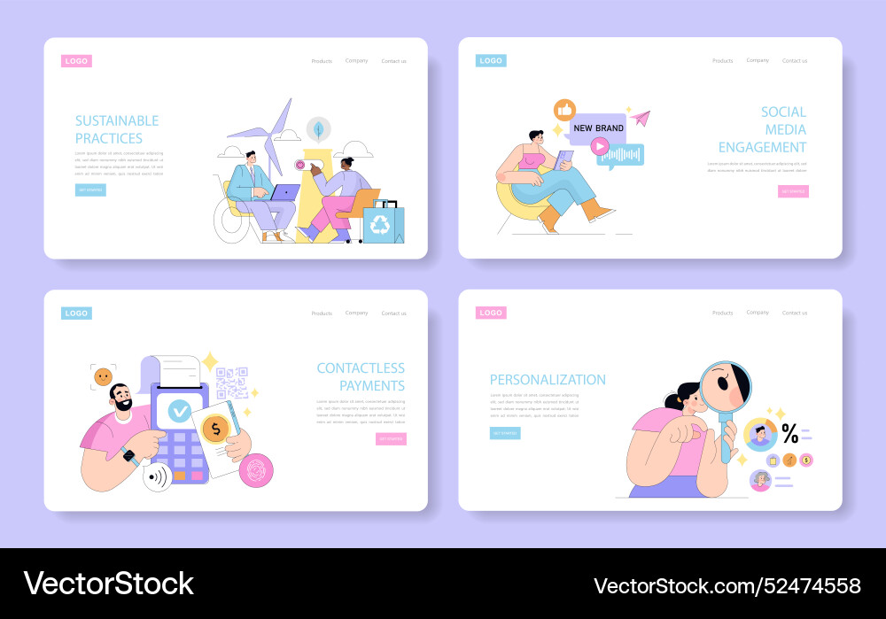 Small business flat Royalty Free Vector Image - VectorStock
