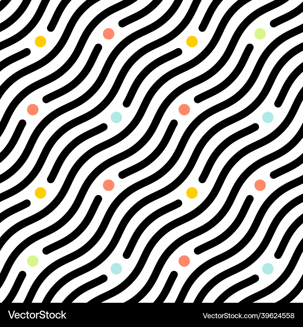 Variation of wave pattern in decorative style Variation of wave pattern in decorative style vector image