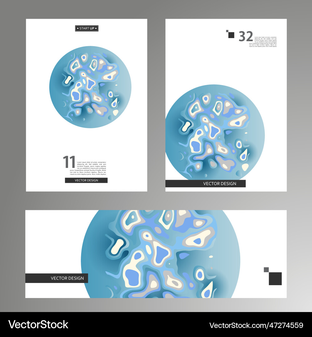 Abstract dynamic gradient graphic elements Abstract dynamic gradient graphic elements Vector Image