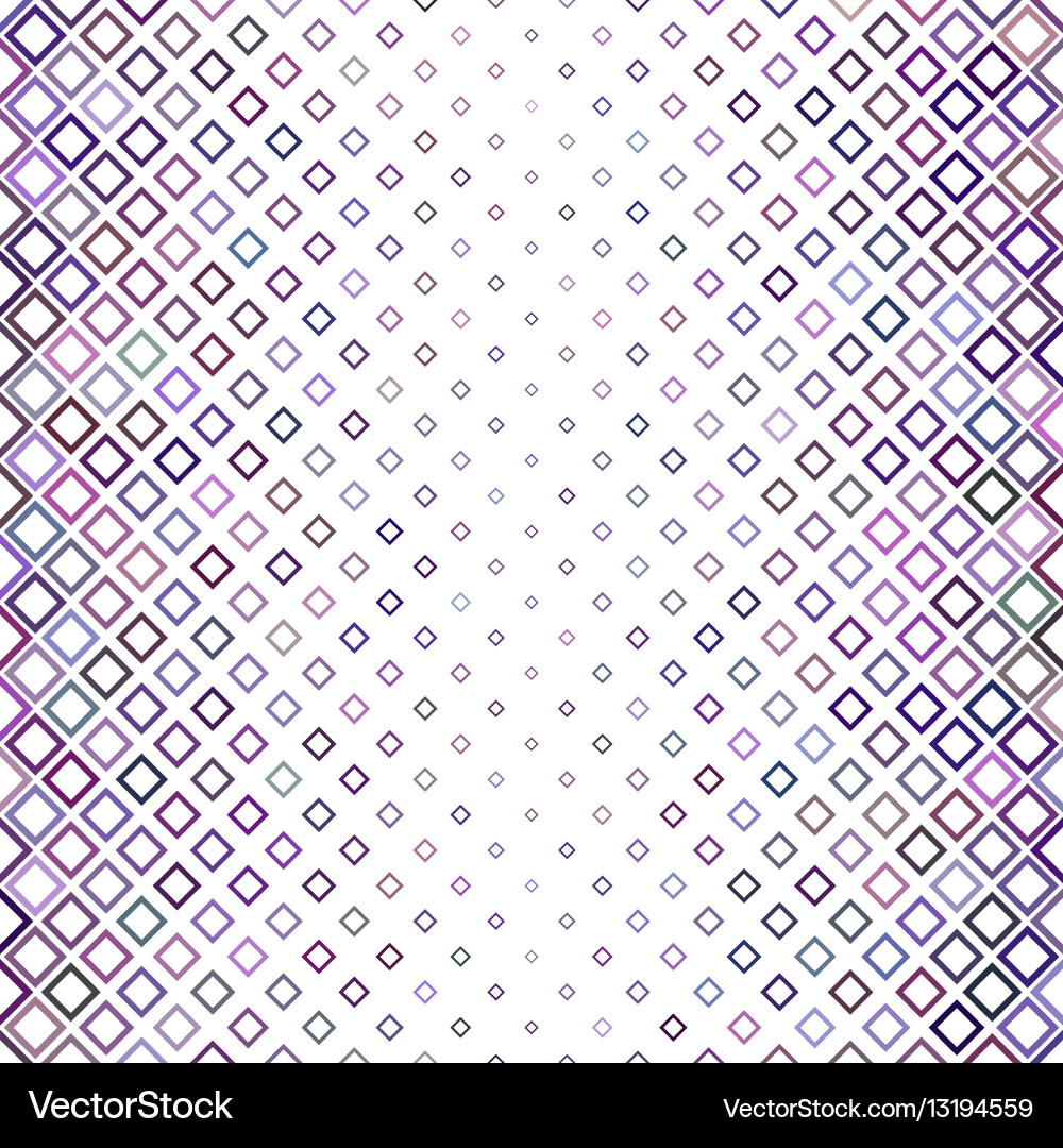 Colorful abstract square pattern background vector image