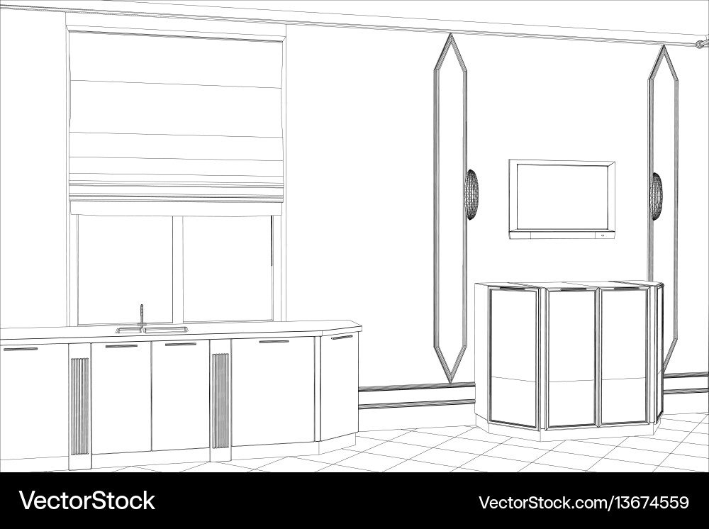 Design process in wire-frame Design process in wire-frame vector image