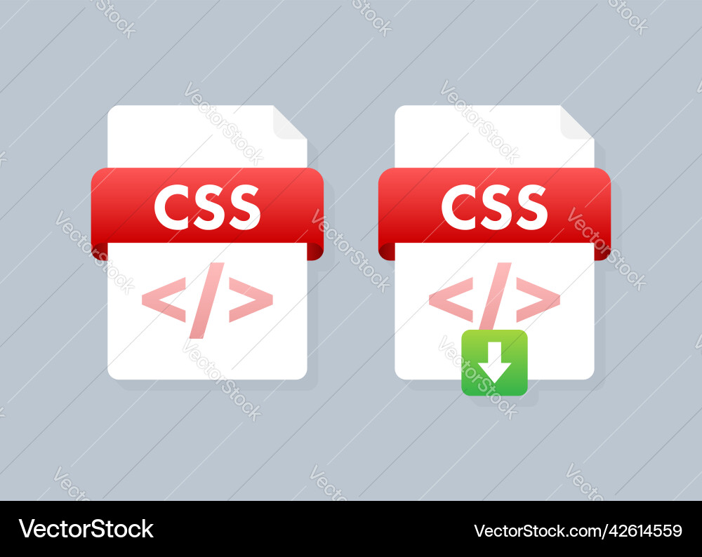 Download css button on laptop screen downloading Download css button on laptop screen downloading vector image