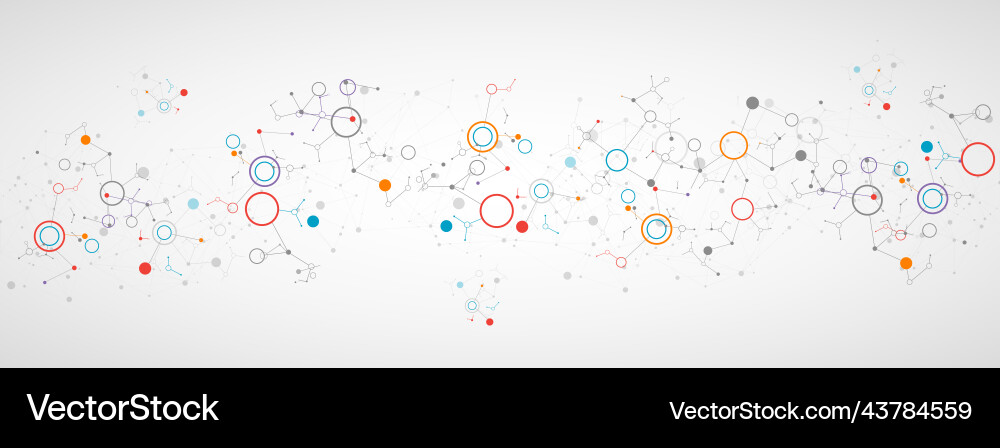 Geometric abstract background with connected line Geometric abstract background with connected line vector image