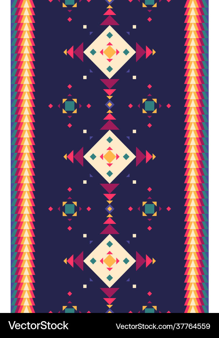 Seamless pattern in native american style Vector Image