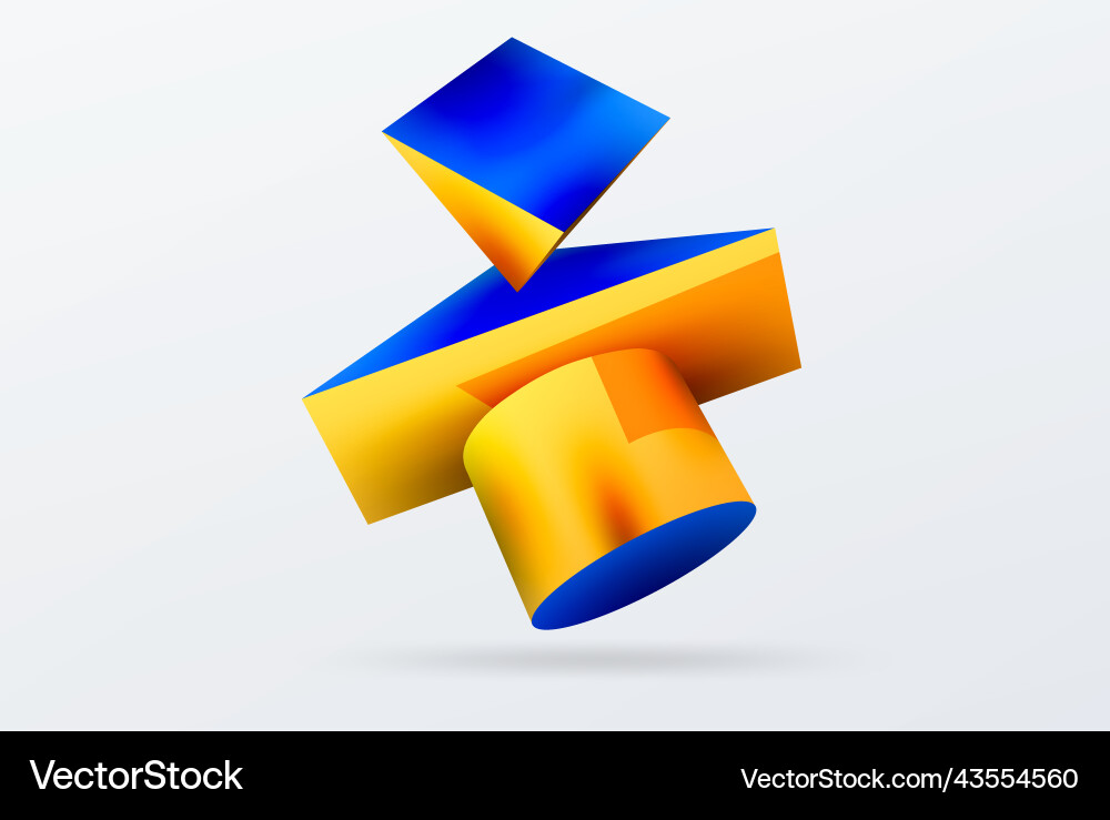 3d abstract background shapes triangle 3d abstract background shapes triangle vector image