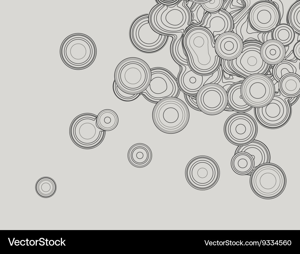 Abstract background with circles vector image