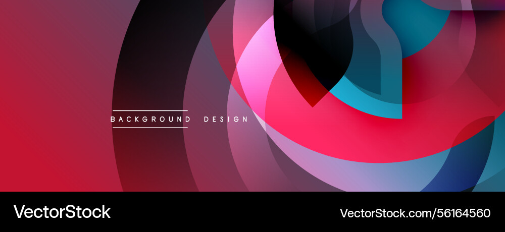 Abstract design overlapping shapes create dynamic Abstract design overlapping shapes create dynamic vector image