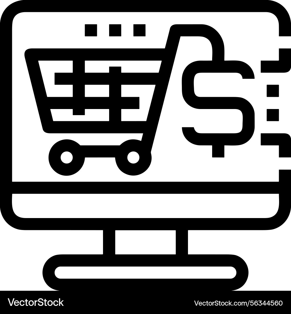 Computer icon symbol image Computer icon symbol image Vector Image