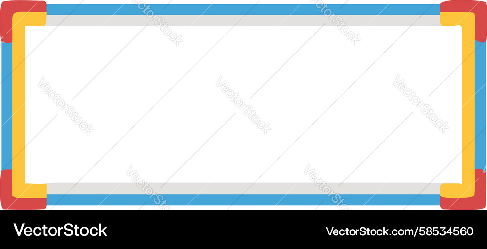 Dynamic Gradient Frame Vector Image