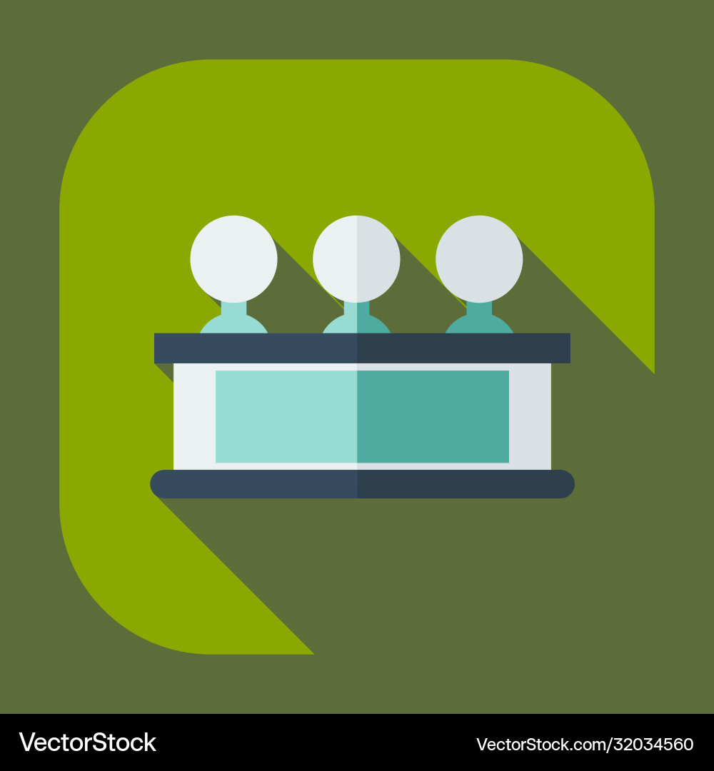 Flat modern design with shadow icons judge Flat modern design with shadow icons judge vector image