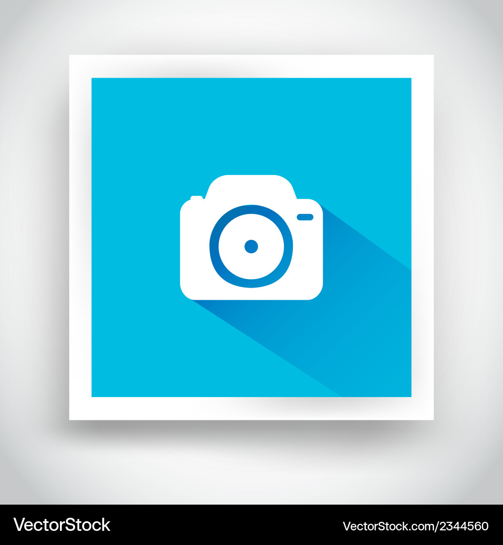 Icon of camera for web and mobile applications vector image