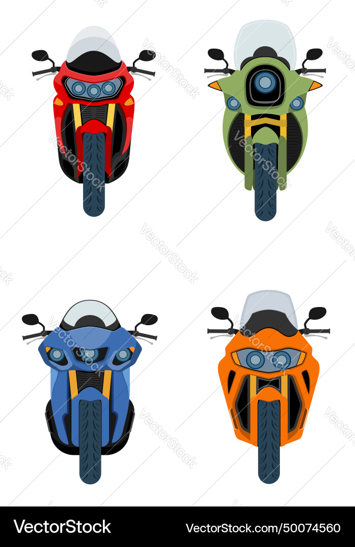 Motorrad modernes schnelles Sport-Motorrad Motorrad modernes schnelles Sport-Motorrad vektorbild