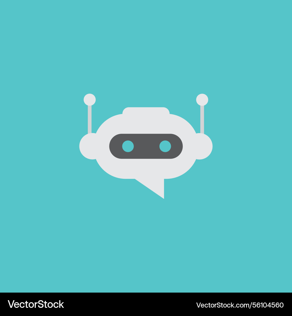 Robot icon bot sign design chatbot symbol Robot icon bot sign design chatbot symbol vector image