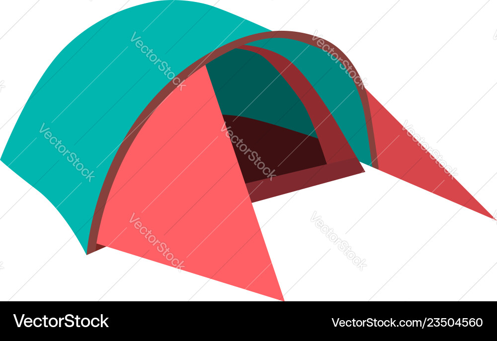 Set of tourist tents collection camping tent Set of tourist tents collection camping tent vector image