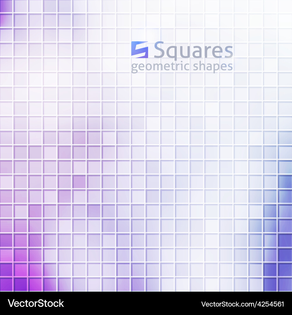 Abstraction squares vector image