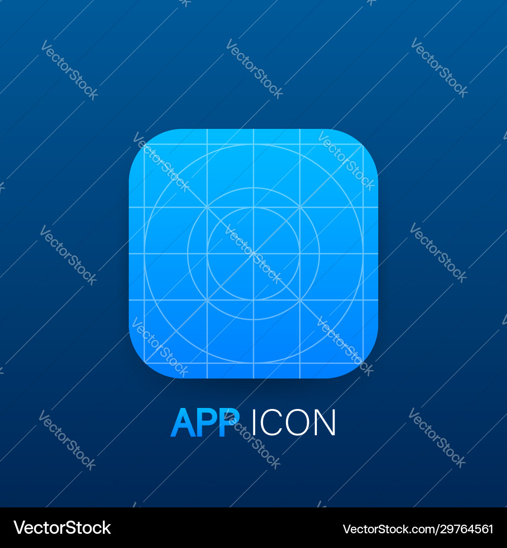 Blank icon or button app for web Blank icon or button app for web vector image