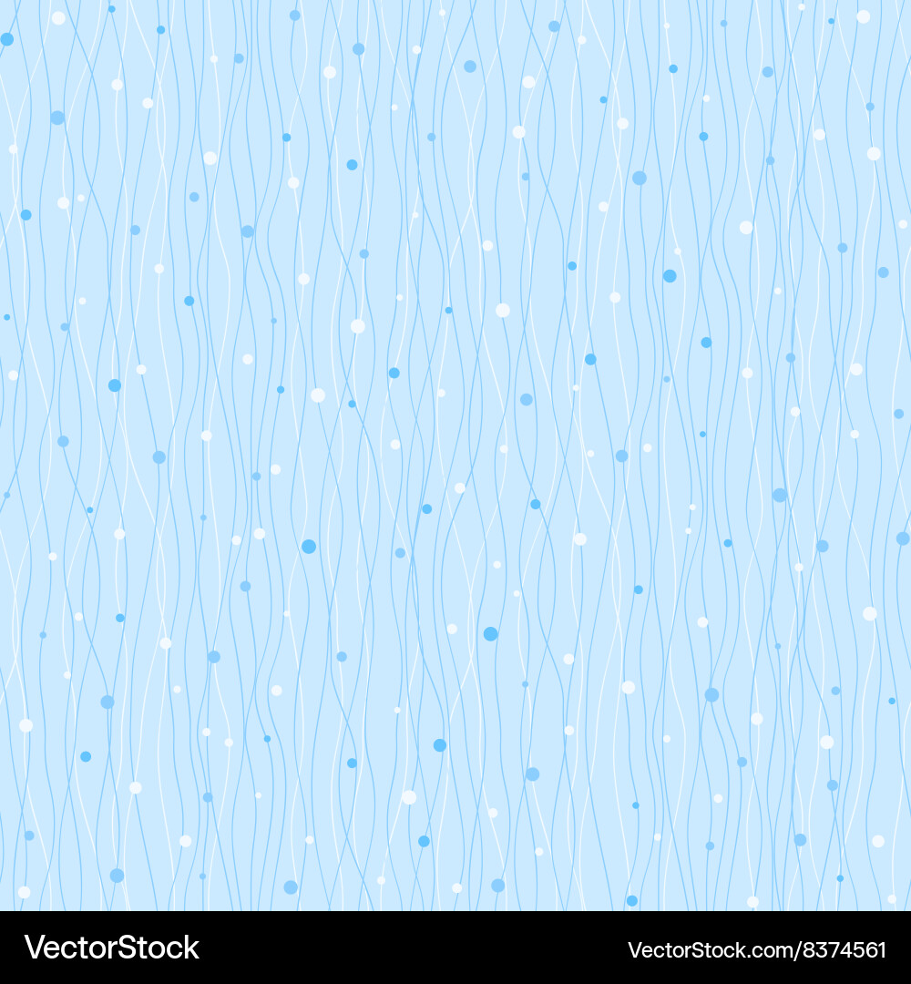 Blue Wavy Dots Pattern vector image