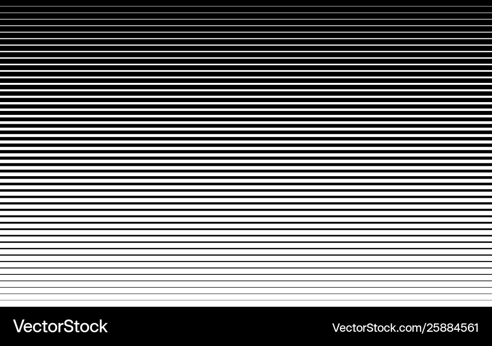 Horizontal speed line halftone pattern thick Horizontal speed line halftone pattern thick vector image