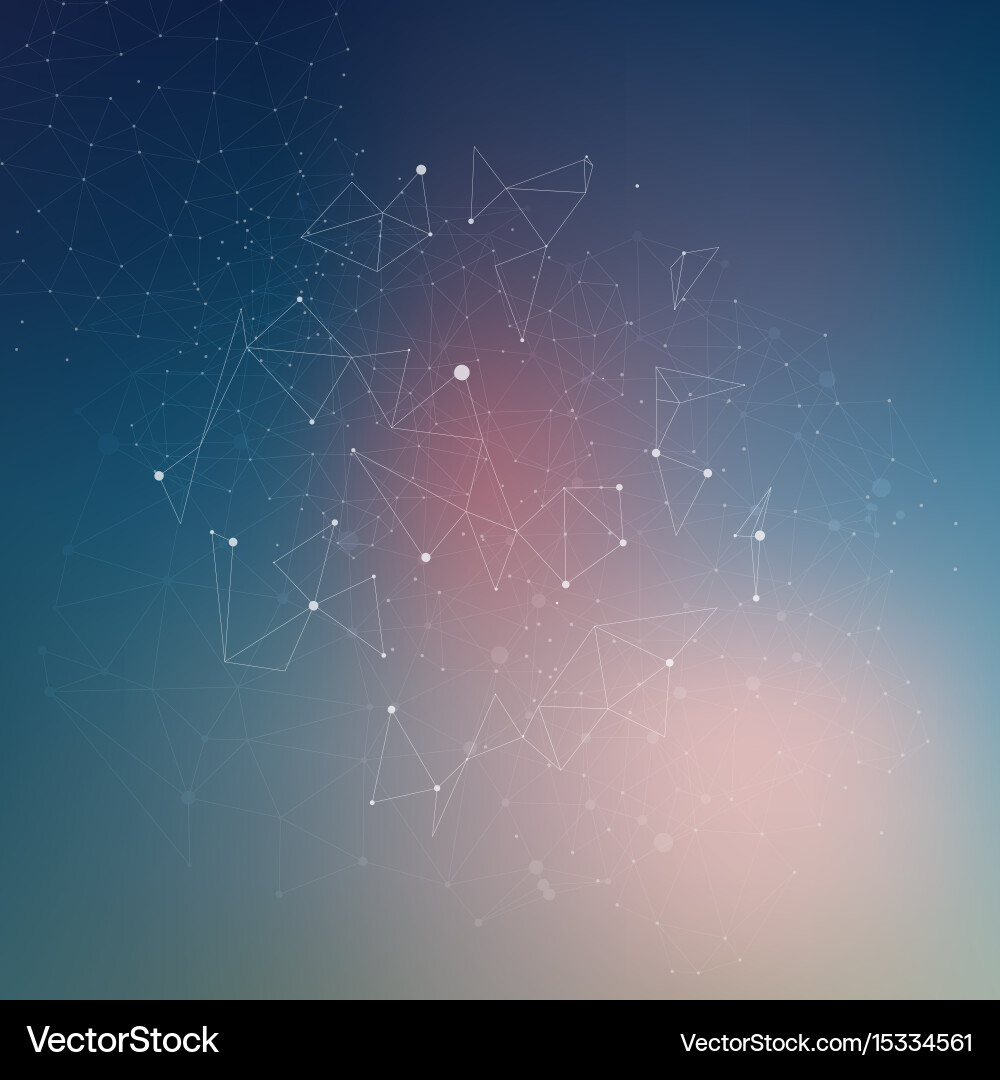 Modern technology design with connecting lines vector image
