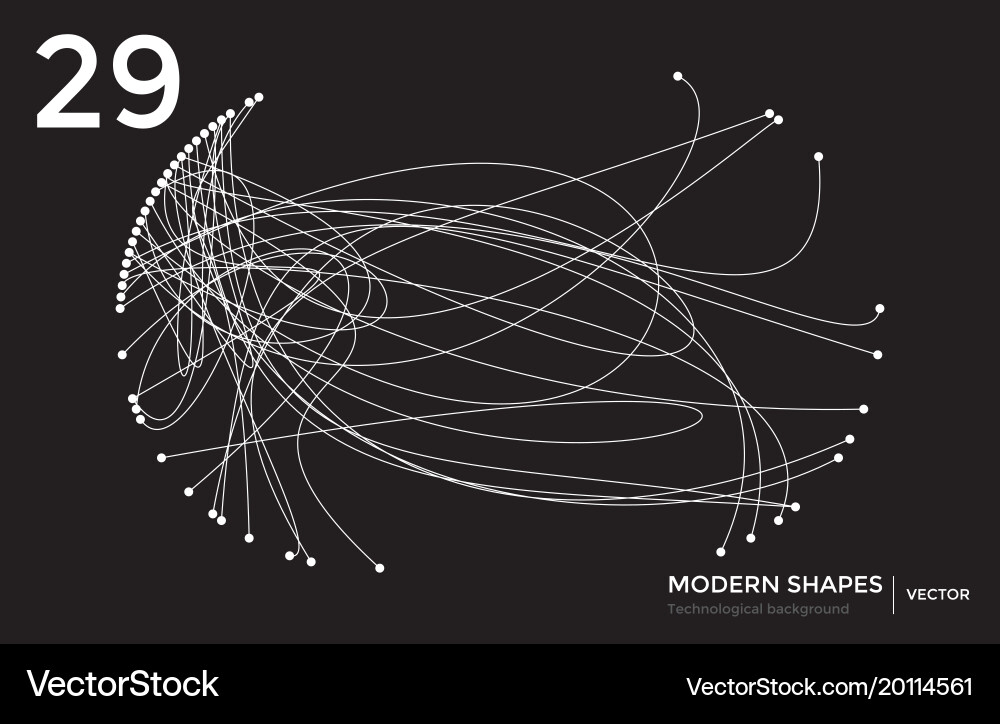 Tech Shape Abstract Background vector image