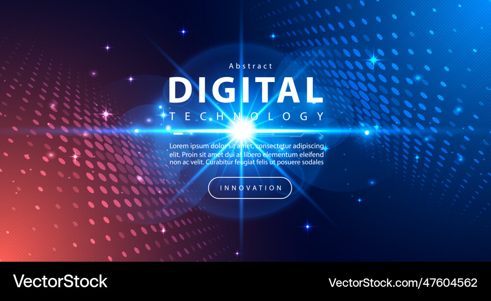 Abstract Digital Technology Circuit Vector Image