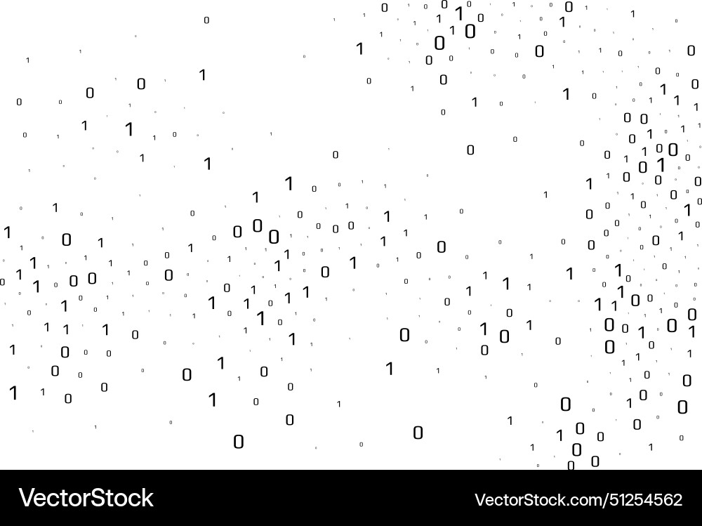 Binary data design element digital abstract Binary data design element digital abstract vector image
