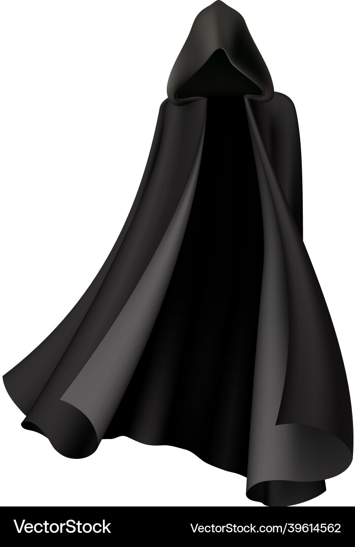 Black cape Black cape vector image