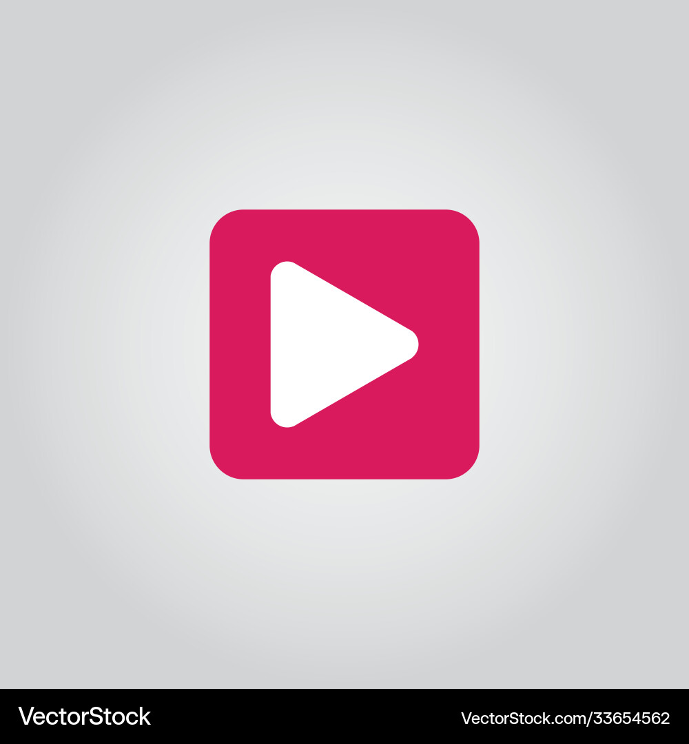 Button play template design Button play template design vector image