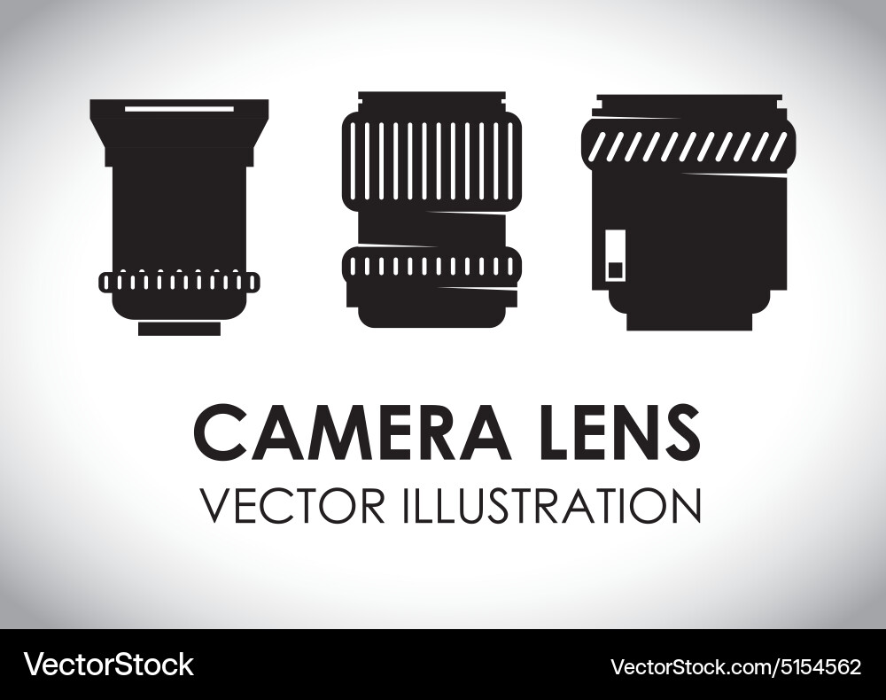 Camera design vector image
