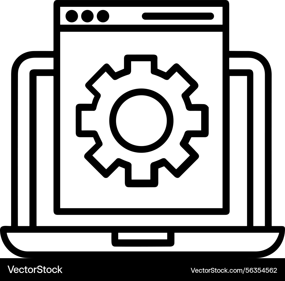 Computer icon symbol image Computer icon symbol image vector image