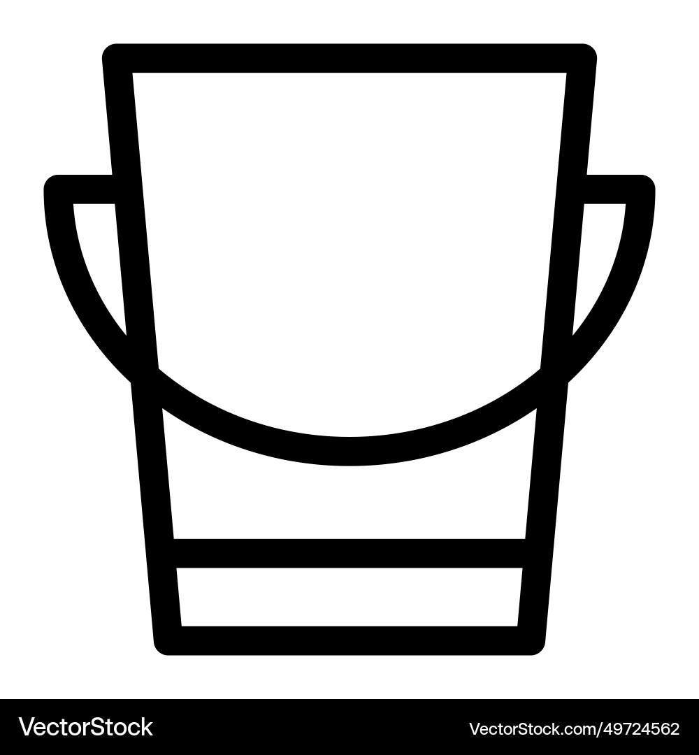 Container with handle for carrying liquids Vector Image