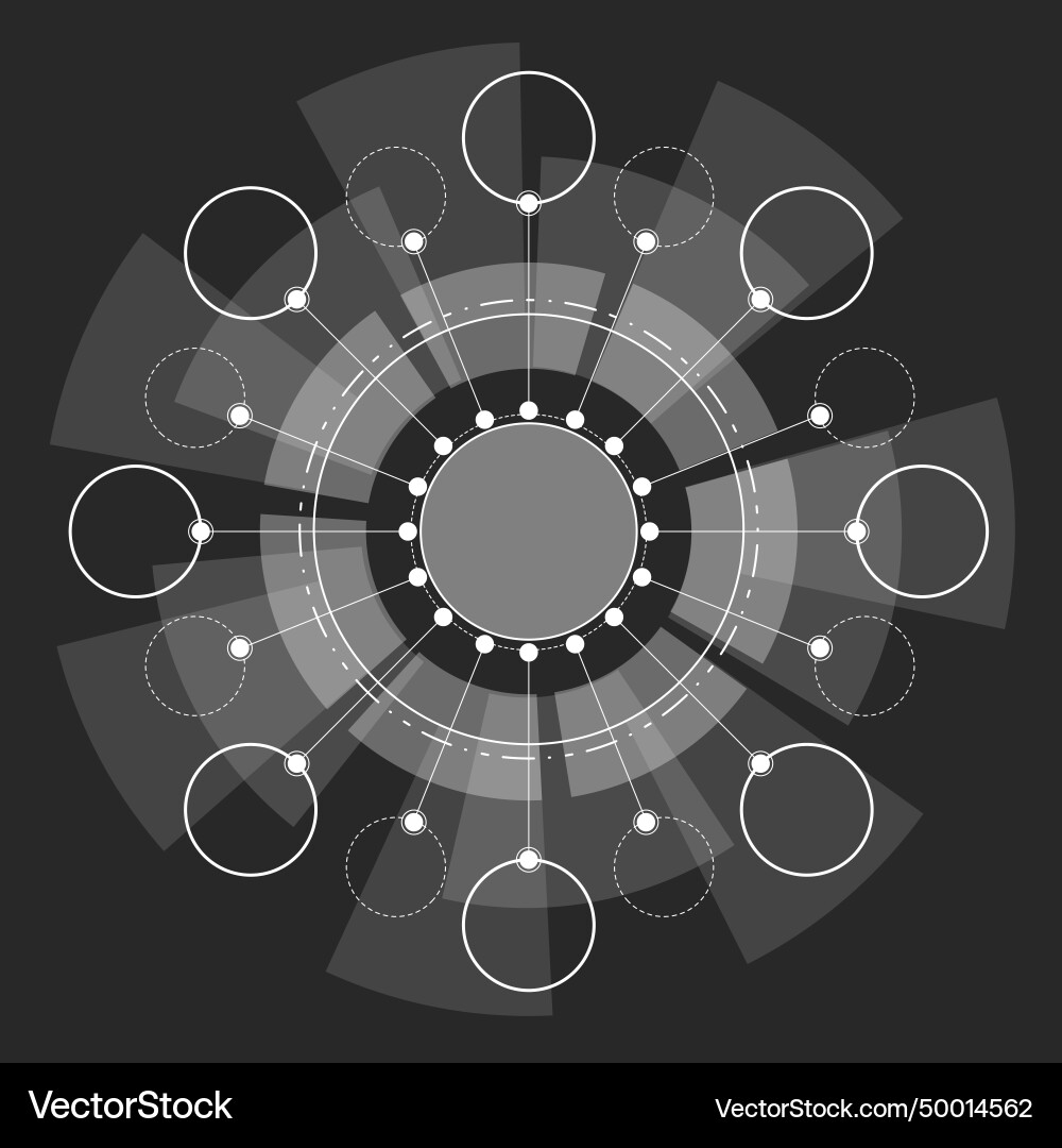 Round abstract elements for inserting different Round abstract elements for inserting different vector image