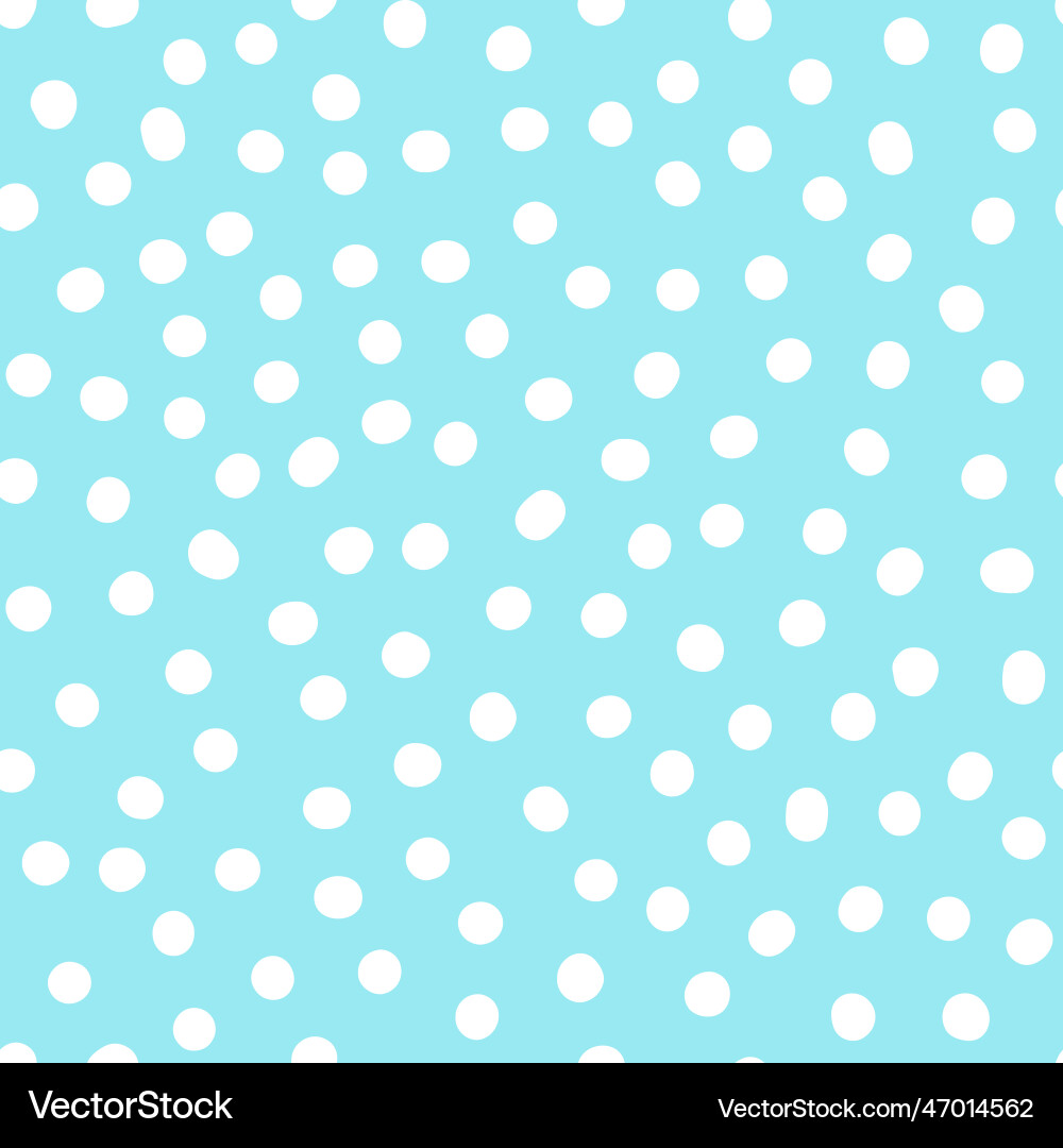 Seamless polka dots pattern abstract background Vector Image