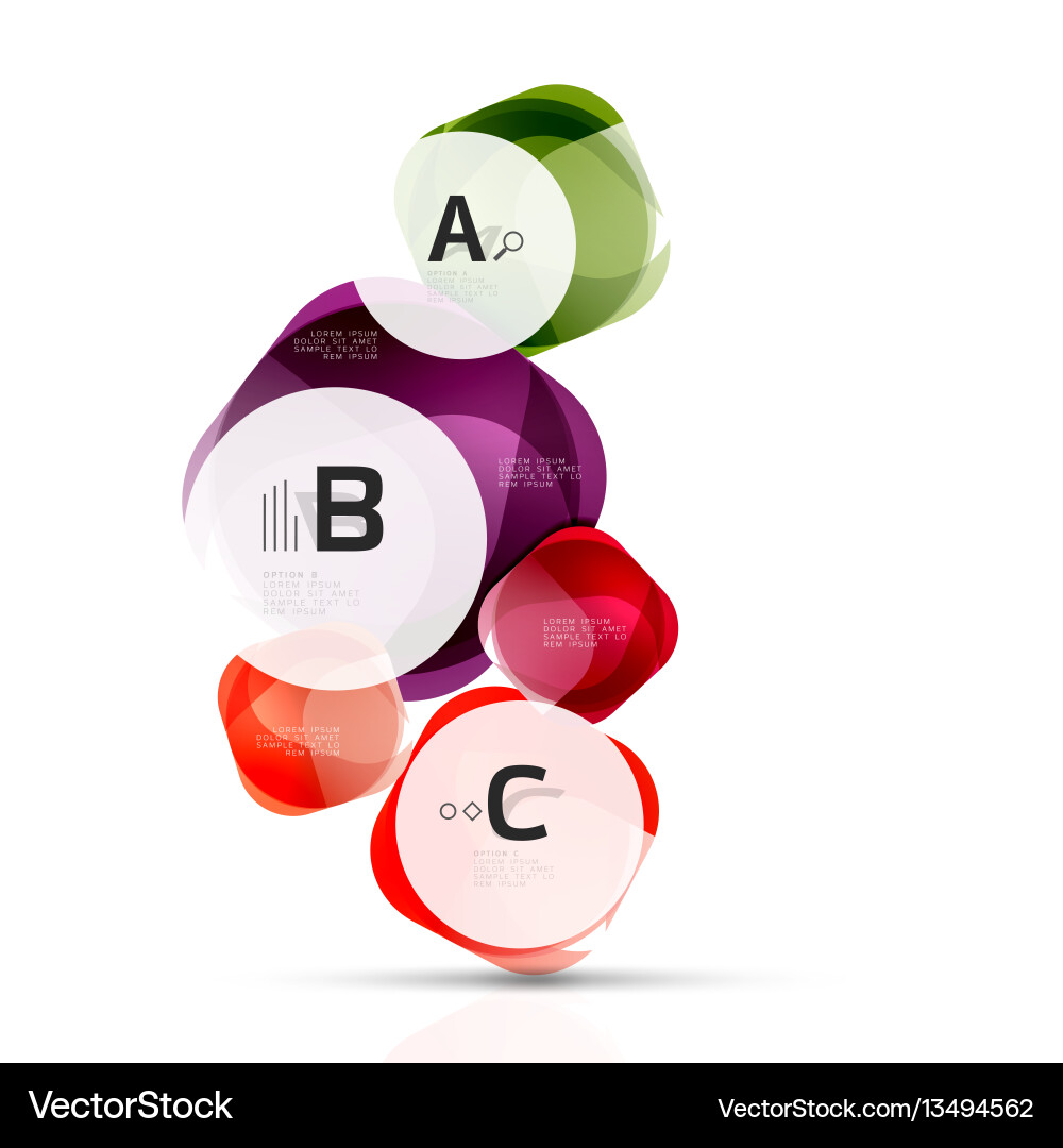Shiny abstract elements Shiny abstract elements Vector Image