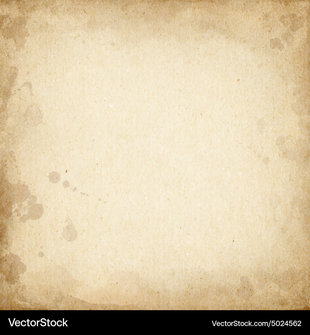 Stained Brown Cardboard Texture vector image