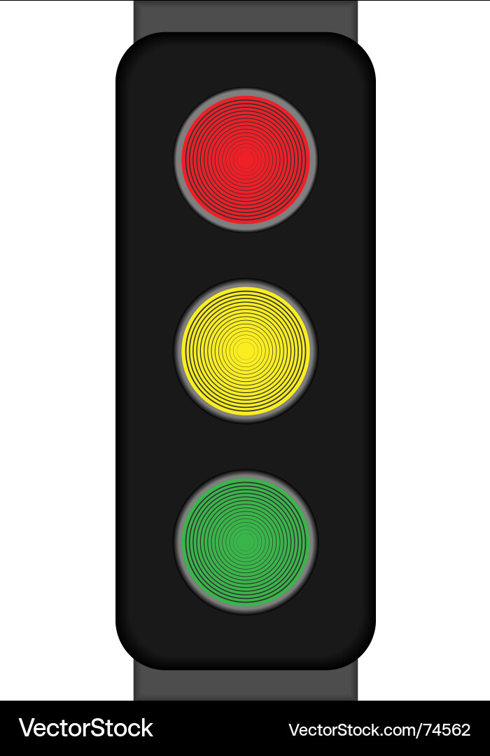 Traffic Light Signal Vector Image