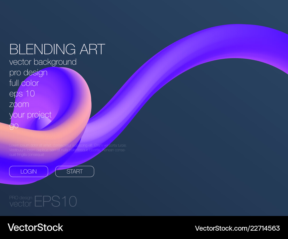 Abstract blend background template for web site Abstract blend background template for web site vector image