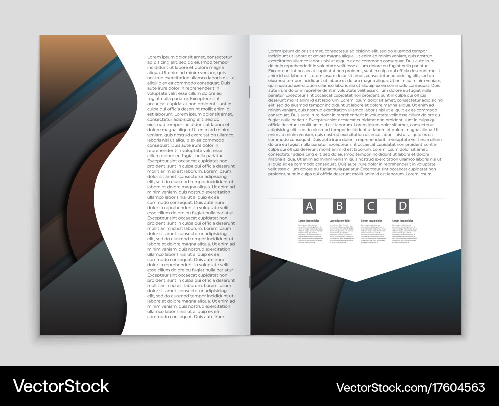 Abstract layout background set for art Vector Image