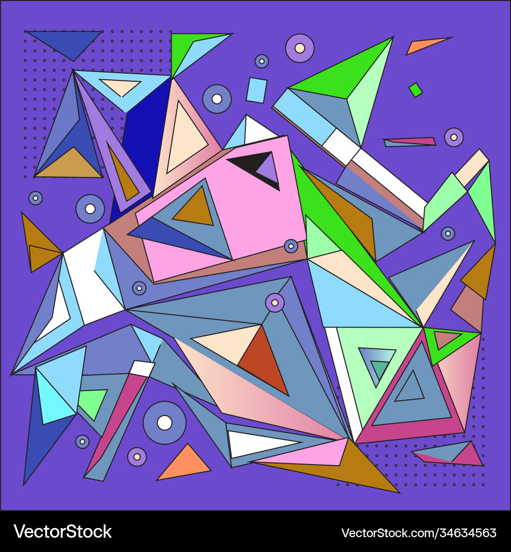 Abstract modern triangles background pattern Abstract modern triangles background pattern vector image