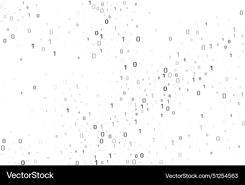 Binary data design element digital abstract Binary data design element digital abstract vector image