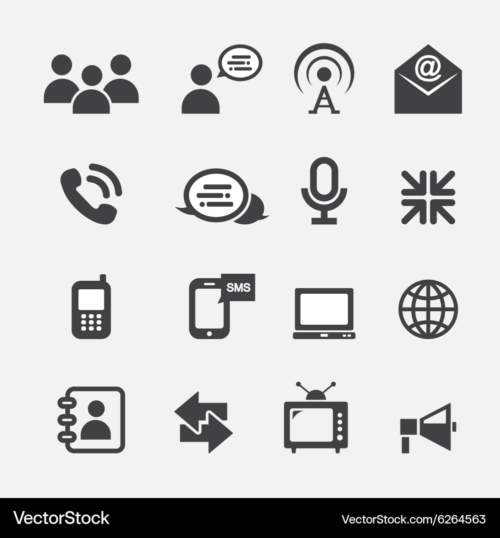 Communication icon Vector Image