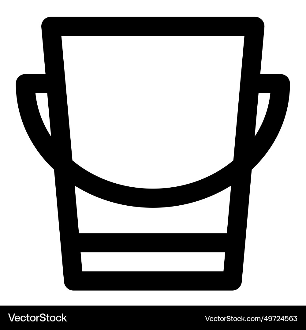Container with handle for carrying liquids Vector Image