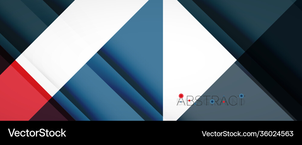 Geometric abstract background techno color Vector Image